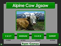 Alpine Cow Jigsaw