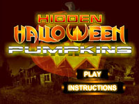 Hidden halloween pumpkins