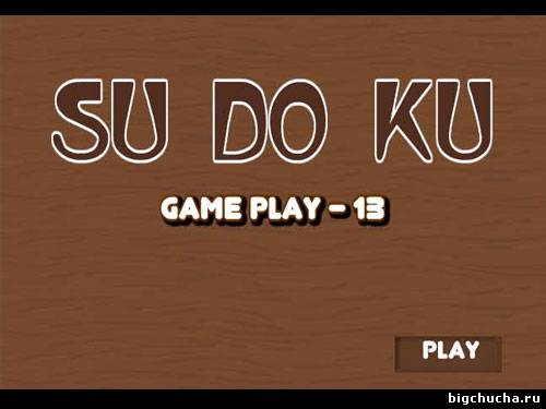 Sudoku game play 13